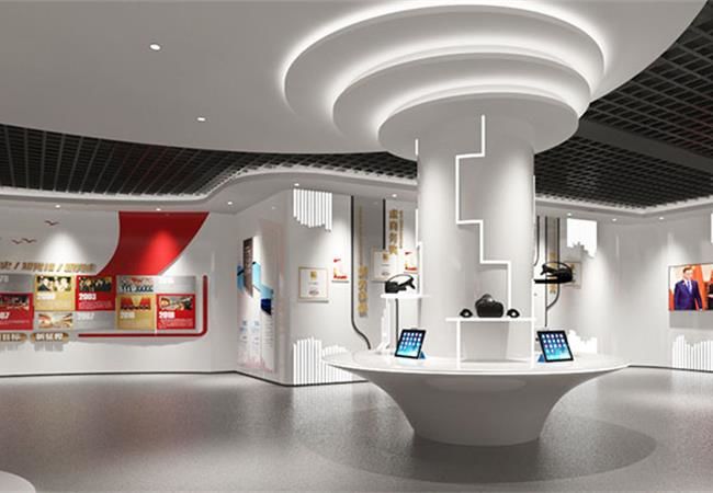 电商公司企业展厅装修设计案例